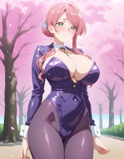 [Purpleh31] Hahari Hanazono (bunny suit) 261P [AI Generated] 作品封面