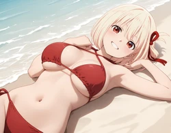 langust022 Nishikigi Chisato(remake) Lycoris Recoil 343P (Patreon). [AI Generated] 作品封面