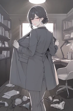 [年年有橘]（有NTR）关于我以为我在守护的母亲和女友1 [AI Generated] 作品封面