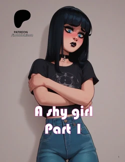 A shy girl (2024) [Ai generated] 作品封面
