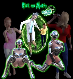 Rick and Morty - Fascinum Version [AI Generated] 作品封面