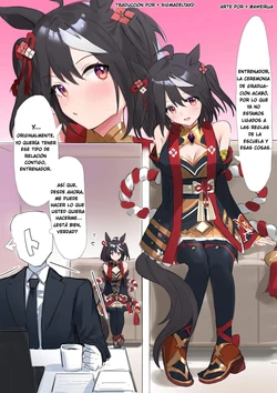 [Awei] Kitasan Umapyoi｜Kitasan Enamorada (Uma Musume Pretty Derby) [Spanish] [SigmaDeltaXD] [Decensored] 作品封面