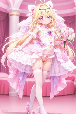 [usaocha] キュアアルカナ・シャドウ-ウェディングドレス [AI Generated] 作品封面