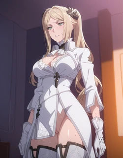 Purpleh31 - Commander White (Nier Automata) default outfit 240p (Patreon) (AI Generated) 作品封面