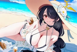 [Pixiv] chiko_ (117226053) - Hinata Swimsuit Assortment [AI Generated] 作品封面
