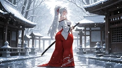 [Miyu] Hiyuki: Sacred Ground [AI Generated] 作品封面