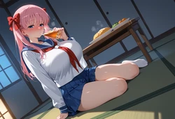 (tabatacopon) Haramura Nodoka 原村和 (saki) [AI Generated]