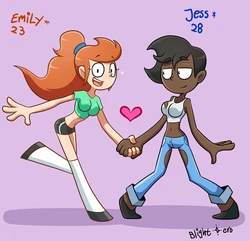 [BlightStarEro] Emily & Jess (OC)