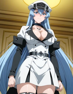 Purpleh31 - Esdeath (Akame Ga Kill!) default outfit 220P (Patreon) (AI Generated) 作品封面