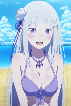 [Ralishiro] Emilia's Bikini [AI Generated] 作品封面