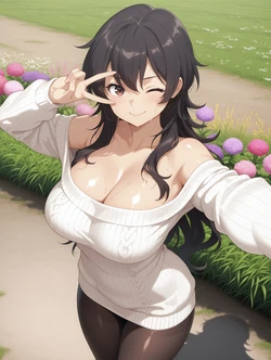 [Vlen] Takao Ameku - Sweater || Ameku Takao no Suiri Karte (55P) [4K] [AI Generated] 作品封面