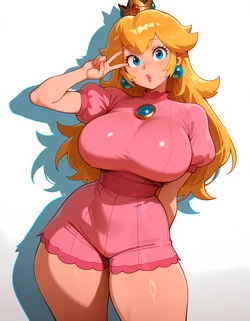 [Obscuryotto] (AI Generated) Princess Peach 作品封面