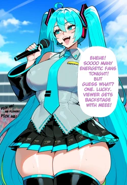 [Juuicy_AI] Hatsune Miku COMIC [AI Generated] 作品封面