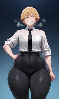 DaidoujiPV Chainsaw man - Denji femboy (XL Gallery! 50 pics) [AI Generated] 作品封面