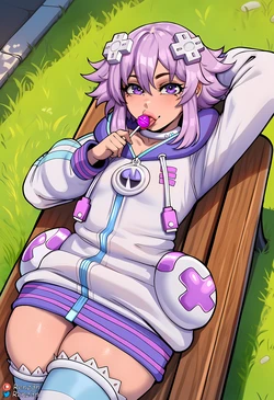 [Renz3n] Neptune (Hyperdimension Neptunia) [AI Generated] 作品封面
