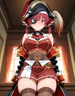 Purpleh31 - Houshou Marine default outfit 250p (Patreon) (AI Generated) 作品封面