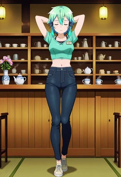 [Vanitas AI] Sinon 5 [AI Generated] 作品封面