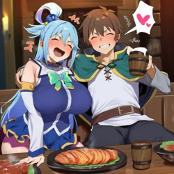 [Pixiv] nobody (857744) - ai)) Drunk in KonoSuba [AI Generated] 作品封面