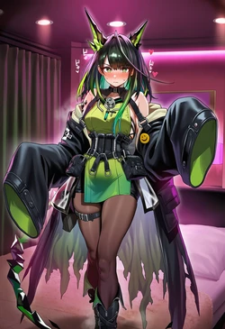 [AyakaStar] mon3tr (arknights) [AI Generated]