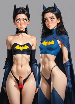 luzy2525 ai art galery [AI Generated] Batman/Batgirl