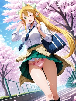 [Rossweisse/Rossweisse155] Leafa (SAO) P100+ [AI Generated] 作品封面