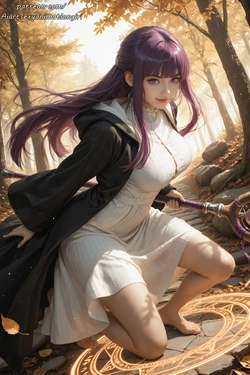 [Patreon] [AiASAG] [4K] 🪄Fern📖 - Preview [AI Generated] 作品封面