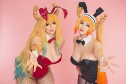 Momokun & Akemii  - Tohru & Lucoa bunnies