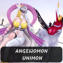 [Zassier] Angewomon x Unimon (Digimon)