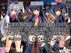 [Onna Kishi no Shiro] Perverted Girls Contaminate Uterus - Naked prowling, Reverse rape, Perverted Live Broadcast, Condoms stuffing, Smegma cleaning, Maggot, Cockroach [Digital](English) 作品封面