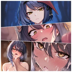 [Pixiv] qr (10681588) - Kujou Sara — Humiliation [AI Generated] 作品封面