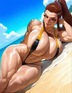 [mnemosynekoto] brigitte bbc [AI Generated]