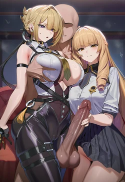 [ChocoPizza] v4c/ffm/3p: evelyn chevalier+ rose oriana preg end 238 [AI Generated] 作品封面