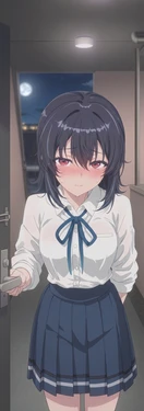 [Amakawa is reflecting.] [Kura-Nika] "I Won't Give Up Our Fridays to Anyone."  Umi Asanagi  Day01 195p — Prepare Yourself. No Movies Tonight. The Night Serious Umi Asanagi Lost to Her Possessiveness and Pinned You Down at the Entrance. [AI Generated] 作品封面