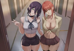 [Sticky] chainsaw man - makima x reze [60+] [AI Generated] 作品封面