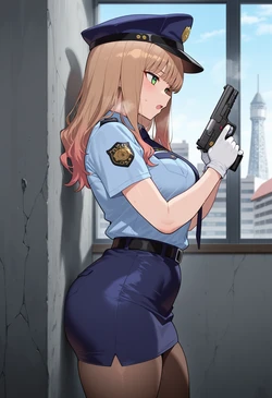 [nankoai] Yume Minami -SSSS.DYNAZENON-req-police.woman-blindfold-gb-BBC- [AI Generated] 作品封面