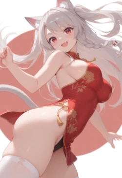 [NP1Ai] Mecklenburg + Yuudachi [AI Generated] 作品封面