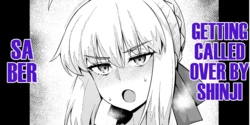 [Ankoman] Saber, Taiiku Souko de... +  Artoria, Botebara Bloomer de Shinji to… | Saber, Getting Called Over by Shinji + Pregnant Artoria, in Bloomers with Shinji... (Fate/Stay Night) [DeppoTL] [English] 作品封面