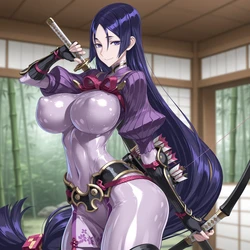 [Hurry-Workshop/Anivoice] Minamoto no Raikou | FGO (89P) [AI Generated] 作品封面
