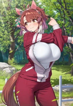 (kuroiino) Dantsu Flame ダンツフレーム (uma musume pretty derby) [AI Generated]
