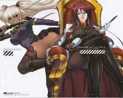 Kangoku Senkan 3 model sheets 作品封面