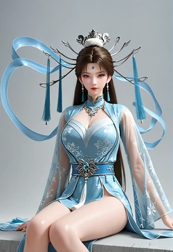 [AI Generated]神墓 楚月荤素 作品封面