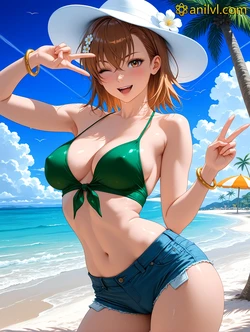 [Anilvl] Misaka Mikoto - Toaru Kagaku no Railgun [AI Generated] 作品封面