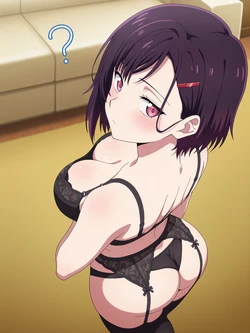[mforcia] Shizuka Mikazuki 三日月 閑 (Lingerie) [AI Generated] 作品封面