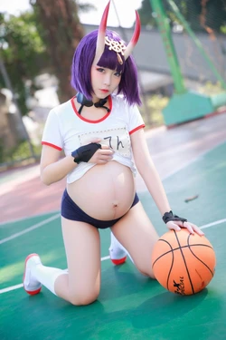 [G44不會受傷] NO.029-Shuten Douji-Cosplayer pregnant [AI Generated] 作品封面