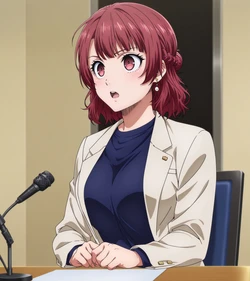 [Pixiv] Liang-Qi (2364945) - Teieri Anri Press Conference: Undressing [AI Generated]