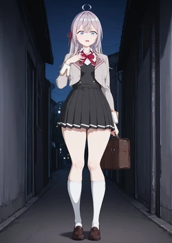 nyushi  mtoriginal  [AI GENERATED]  [PIXIV]  (Booth) ——アー〇ャ-Alya-[Alya Sometimes Hides Her Feelings in Russian] 作品封面