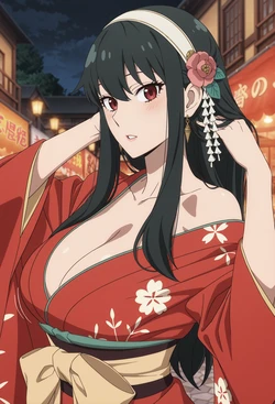 MeowLucy - Yor Forger  Tea House 🍵❣️[AI Generated] 作品封面