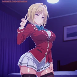 [Amanekoi] Kikyou Kushida / Classroom of the Elite [AI Generated] 作品封面