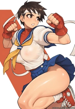[Akwired AI] Street Fighter Girls [AI generated] 作品封面