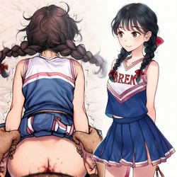 chiffon-candy パパ活で処女を散らした女の子💞チア部JK編｜BOOTH [AI Generated] 作品封面